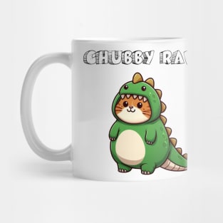 Chubby Dino Cat Mug